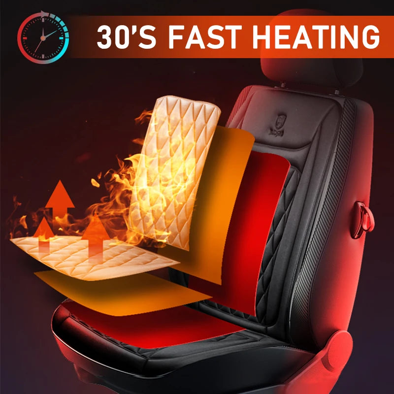 Heated Car Seat Cushion - Winter Comfort For Cold Drives