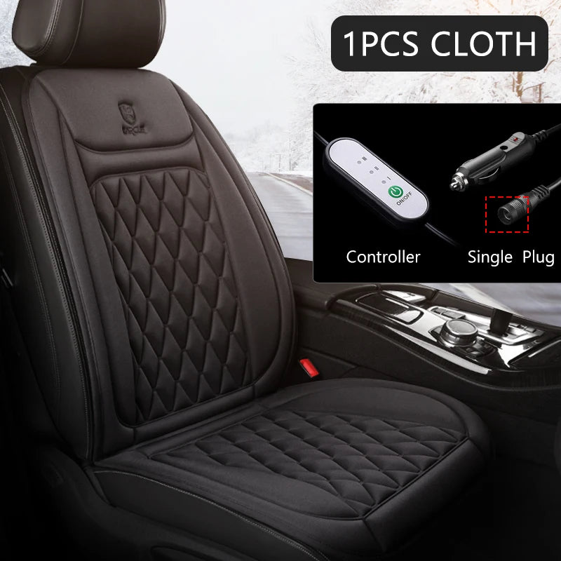 Heated Car Seat Cushion - Winter Comfort For Cold Drives