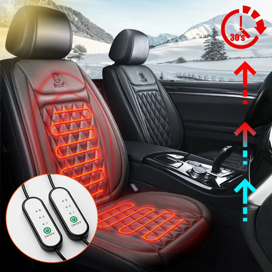 Heated Car Seat Cushion - Winter Comfort For Cold Drives