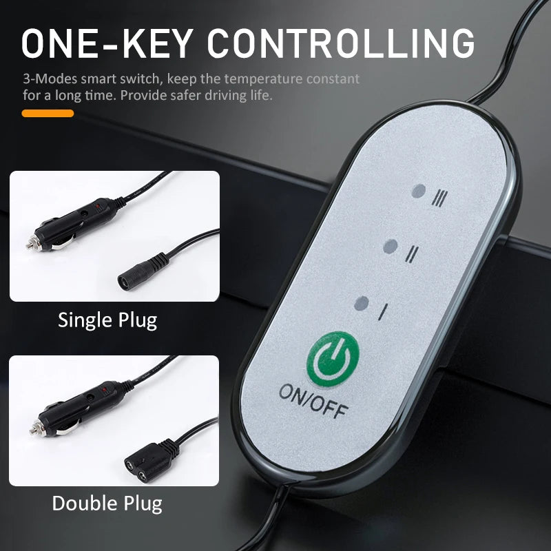 Heated Car Seat Cushion - Winter Comfort For Cold Drives